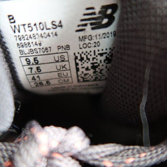 New Balance Shoes Womens 9.5 Trail Running Athletic Sneaker Active Comfort Gray - Picture 4 of 14